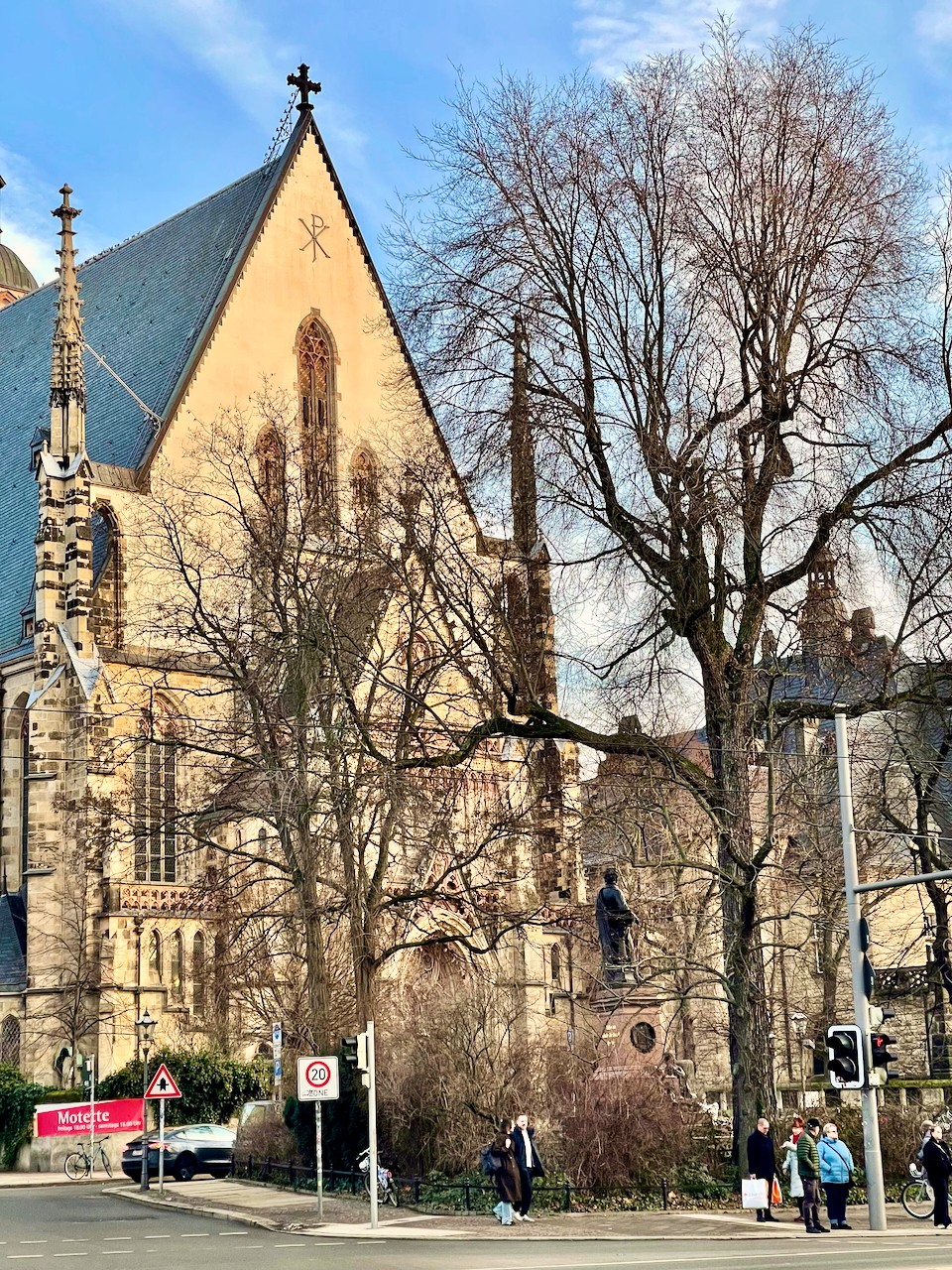 Linden vor der Thomaskirche